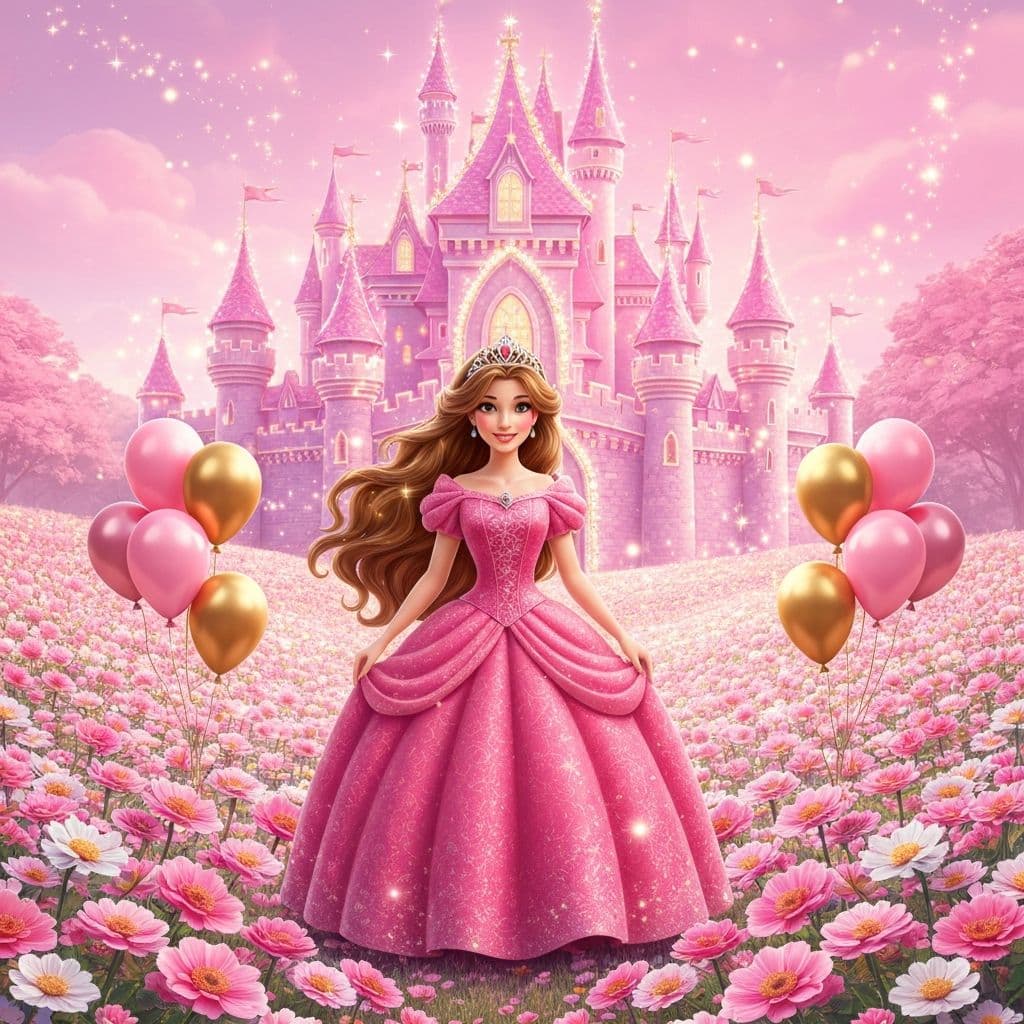 Принцесса поздравляет Катю с 7-летием